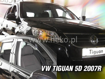 Owiewki przód+tył VW TIGUAN      I    5d 2007-2015r.→ (+OT)