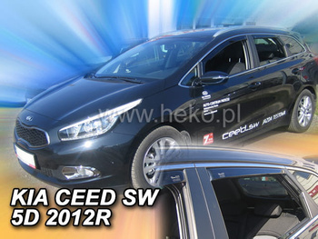 Owiewki przód+tył KIA CEE`D           II    5d  2012-2018R (+OT) SW