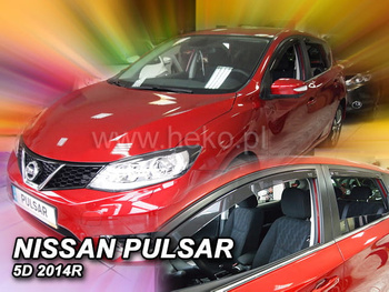 Owiewki przód+tył NISSAN PULSAR 5D 2014R.→(+OT)