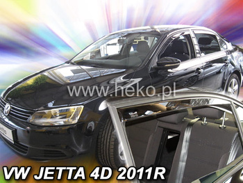 Owiewki przód+tył VW JETTA  4d  2011r.→ (+OT)SEDAN
