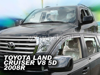 Owiewki przód TOYOTA LAND CRUISER J200 V8  5d  2008r.→