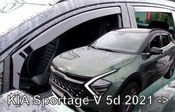 Owiewki przód+tył KIA  SPORTAGE  V    5d 2021r. →   (+OT)