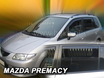 Owiewki przód+tył MAZDA PREMACY    5d 1999- 2005r. (+OT)