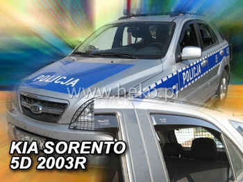 Owiewki przód+tył KIA SORENTO  I             5d  2002-2009r.(+OT)