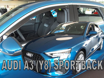 Owiewki przód+tył AUDI A3 SPORTBACK                        (Y8) 5d 2020R.→(+OT)
