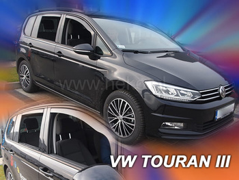Owiewki przód+tył VW TOURAN II  5D 2015R→(+OT)