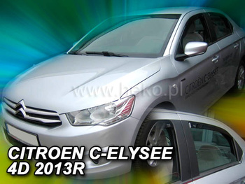 Owiewki przód+tył CITROEN C-ELYSSE   4d  2013r.→(+OT)