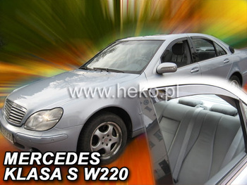 Owiewki przód+tył MERCEDES klasa S  W220  4D 1999-2005r. (+OT)SEDAN