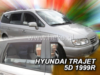 Owiewki przód+tył HYUNDAI TRAJET      5d  1998-2008R.(+OT)