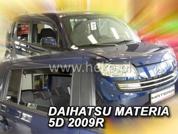 Owiewki przód+tył DAIHATSU MATERIA  5d 2006R.→(+OT)