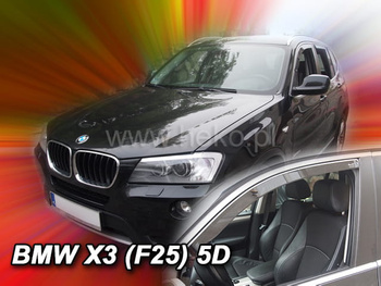 Owiewki przód BMW X3          (F25) 5D 2010-2017R