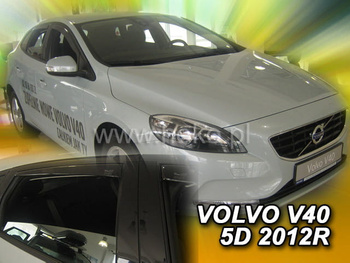 Owiewki przód+tył VOLVO V40  5d  2012r. → (+OT)