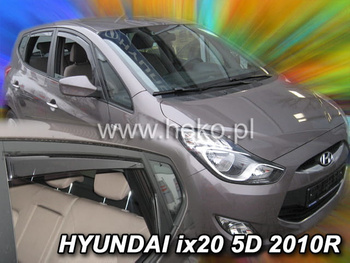 Owiewki przód+tył HYUNDAI ix 20         5d 2010-2019R  (+OT)