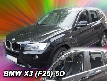 Owiewki przód+tył BMW X3          (F25) 5D 2010-2017R(+OT)