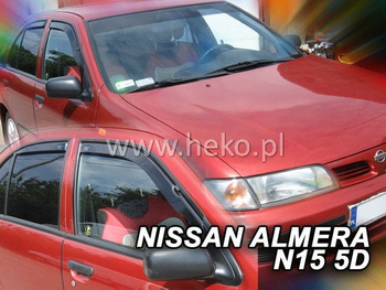 Owiewki przód+tył NISSAN ALMERA  N-15, 4d / 5d  1995r.-2000r(+OT)