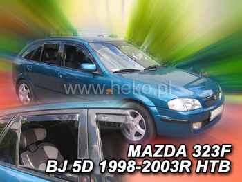 Owiewki przód+tył MAZDA 323  „BJ”     5d 1998-2003r. (+OT) HTB