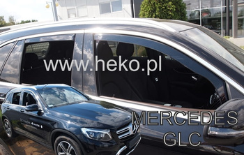 Owiewki przód+tył MERCEDES GLC             X253 5D 2016R→ (+OT)