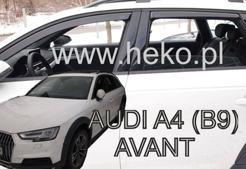 Owiewki przód+tył AUDI A4  (B9)                         5d 2016R→(+OT) AVANT/ALLROAD