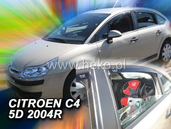 Owiewki przód+tył CITROEN C4 I    5d 2004-2010r.(+OT)