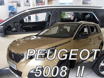Owiewki przód+tył PEUGEOT II 5008 5D 2017r.→(+OT)