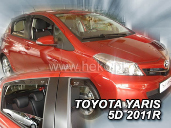 Owiewki przód+tył TOYOTA YARIS  III (XP130) 5d 09/2011-2020r(+OT)