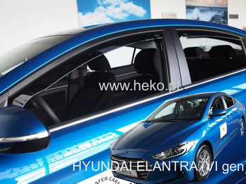 Owiewki przód+tył HYUNDAI ELANTRA (VI)             4d  2016-2020R (+OT)