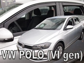 Owiewki przód+tył VW POLO  5d  (VI gen) 2017r →(+OT)