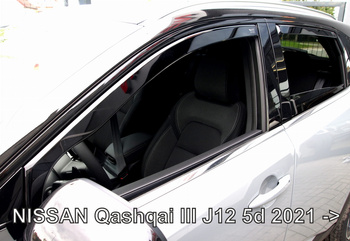 Owiewki przód+tył  NISSAN Qashqai III J12 5d 2021->(+OT)