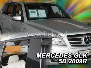 Owiewki przód+tył MERCEDES GLK                  X204 5d  2008r.→(+OT)
