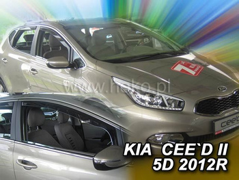 Owiewki przód KIA CEE`D           II    5d  2012-2018R