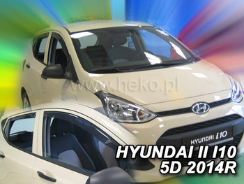 Owiewki przód+tył HYUNDAI i10  II       5d 2014-2019R  (+OT)