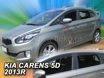 Owiewki przód+tył KIA CARENS     IV  5d 2013R→(+OT)