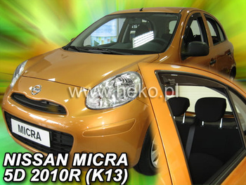 Owiewki przód+tył NISSAN MICRA  K 13, 5d  11/2010-2017r.(+OT)