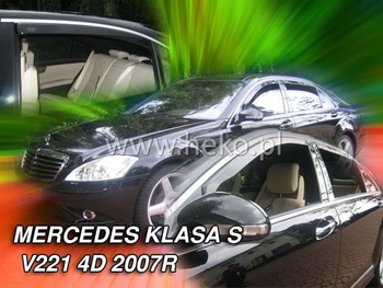 Owiewki przód+tył MERCEDES klasa S  V 221  4D  2007-2013r.(+OT)