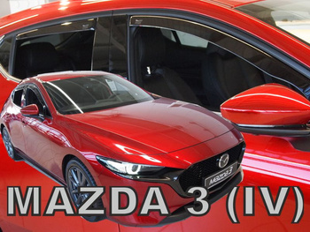 Owiewki przód+tył MAZDA 3  IV    5d  2019R. →(+OT) HTB