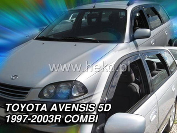 Owiewki przód+tył TOYOTA AVENSIS  I     T22 4d 1997r.-2003r. COMBI (+OT)