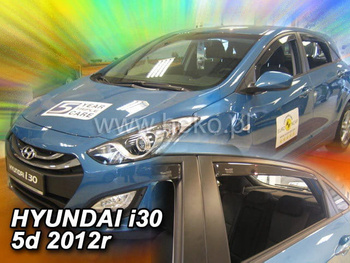 Owiewki przód+tył HYUNDAI i30 II     5d   2012-2017R (+OT) HTB