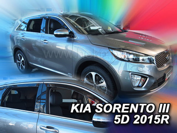Owiewki przód+tył KIA SORENTO  III           5d 2015-2020r.(+OT)