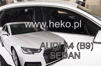 Owiewki przód+tył AUDI A4  (B9)                         4d 2016R→(+OT) SEDAN