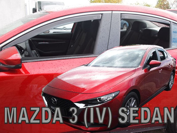 Owiewki przód+tył MAZDA 3  IV    4d  2019R. →(+OT) SEDAN