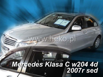Owiewki przód+tył MERCEDES klasy C  W204  4d  03.2007-2014r. (+OT) SED