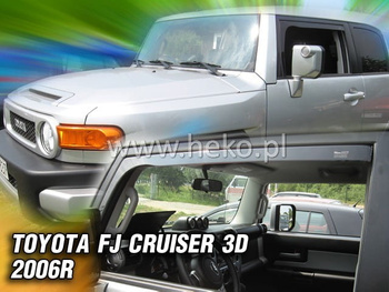 Owiewki przód TOYOTA FJ CRUISER 3D 2006R. →