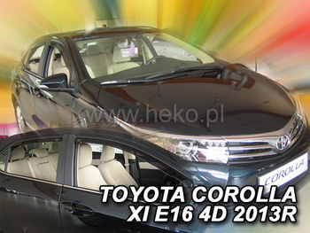 Owiewki przód+tył TOYOTA COROLLA  E16 4d 2013-2018r.  (+OT) sedan (XI gen)