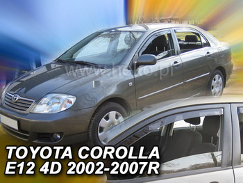 Owiewki przód TOYOTA COROLLA  E12   5/4d  2002- 03.2007r.