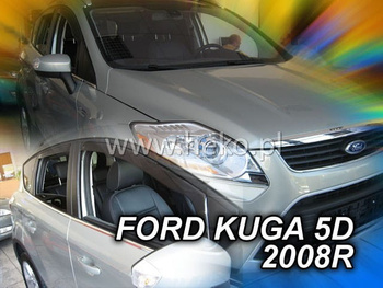 Owiewki przód+tył FORD KUGA I         5d 2008-2013R.(+OT)