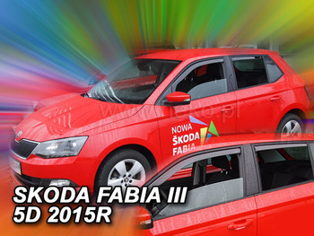 Owiewki przód+tył SKODA FABIA III 5D 2014-2021 (+OT) HTB / COMBI