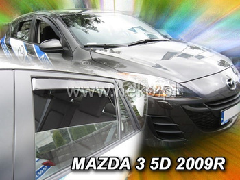 Owiewki przód+tył MAZDA 3   II       5d  2008-2014r.(+OT) HTB