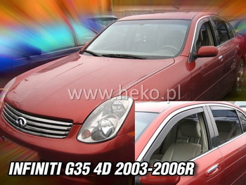 Owiewki przód+tył INFINITI  G-35       4d 2003-2006R (+OT)