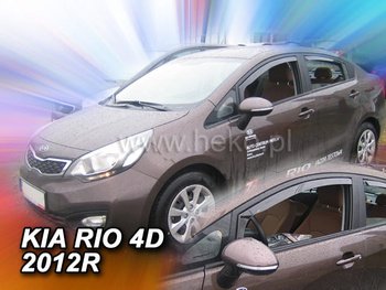 Owiewki przód KIA RIO  III 4/5d  2011-2017r. htb/sedan