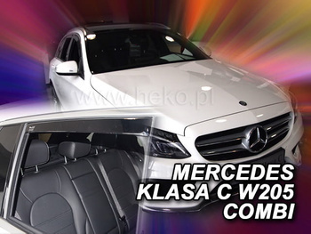Owiewki przód+tył MERCEDES klasy C  W205  5d 2014-2021r (+OT) COMBI